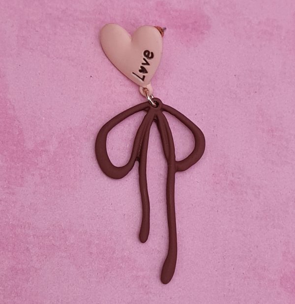 Kawaii Bear Love Earrings - Image 3