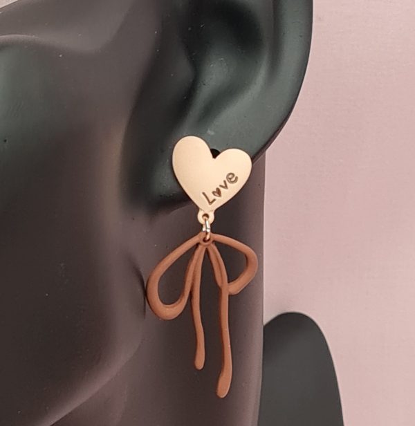 Kawaii Bear Love Earrings - Image 4