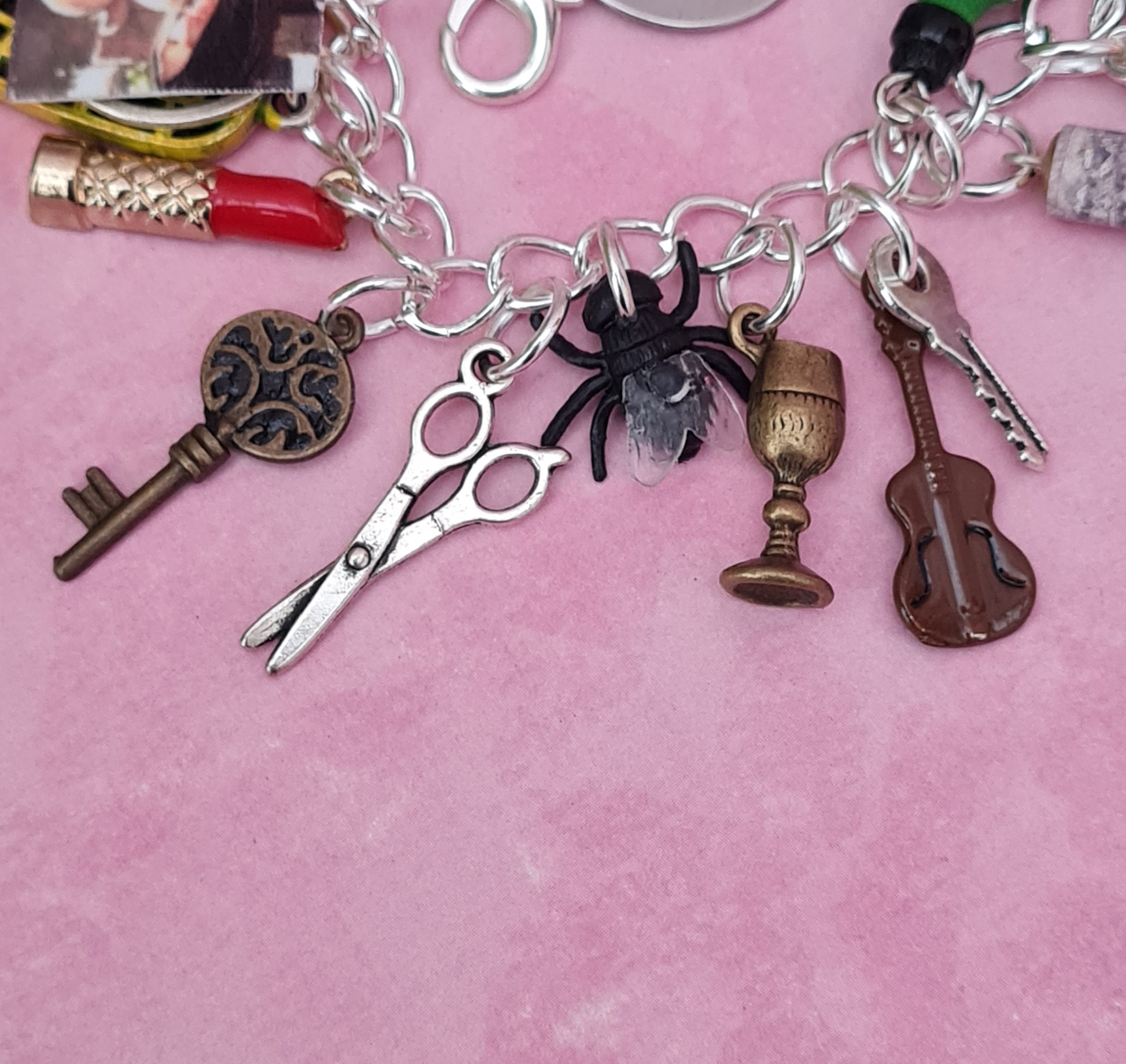 Resident Evil Village of Shadows OOAK Charm Bracelet - Image 5