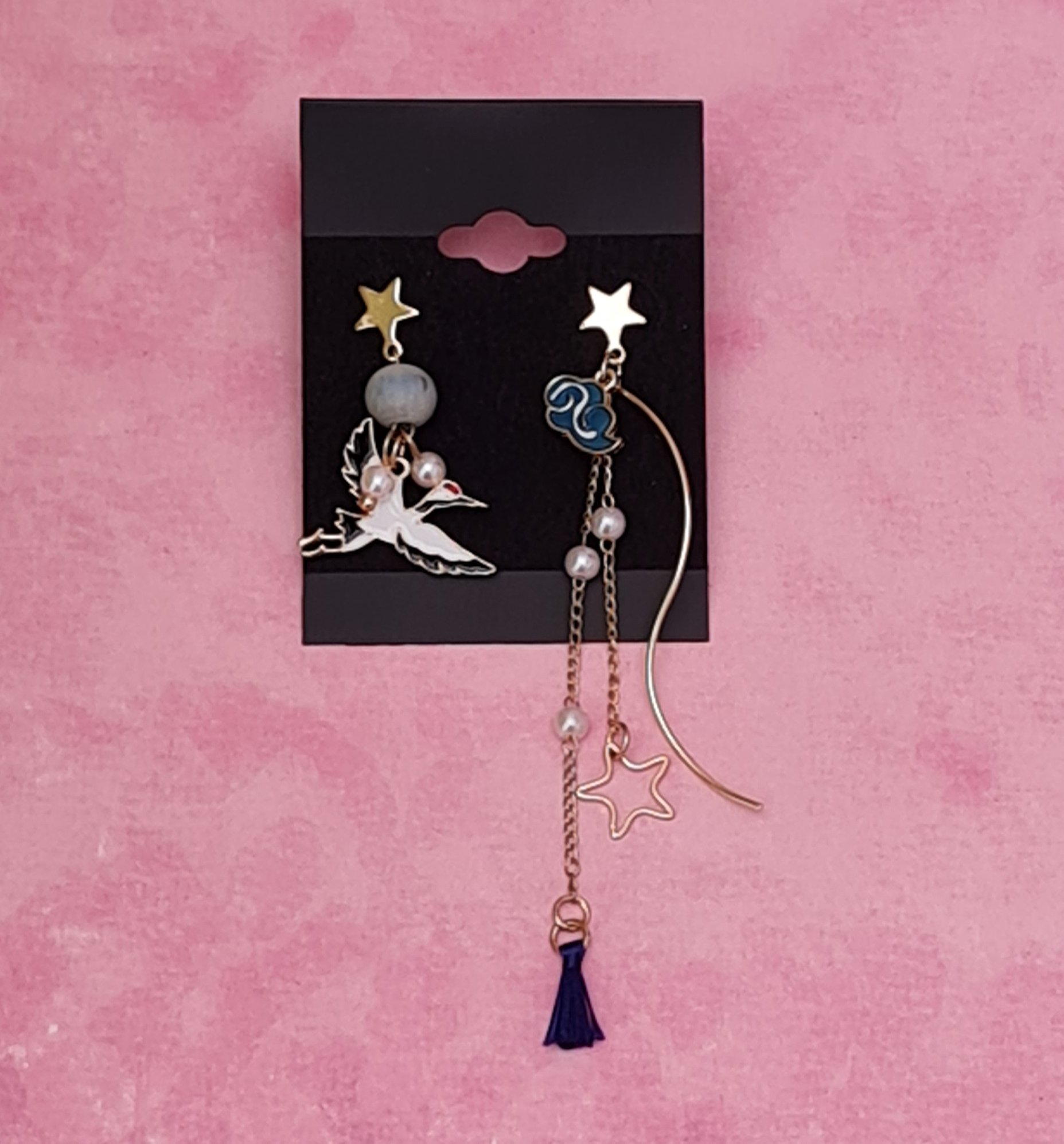 Japanese Crane Earrings - Image 6