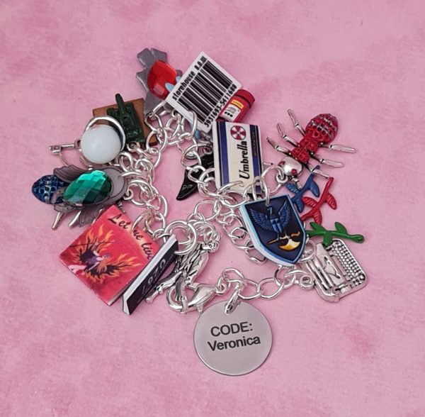Resident Evil Code Veronica OOAK Charm Bracelet - Image 8