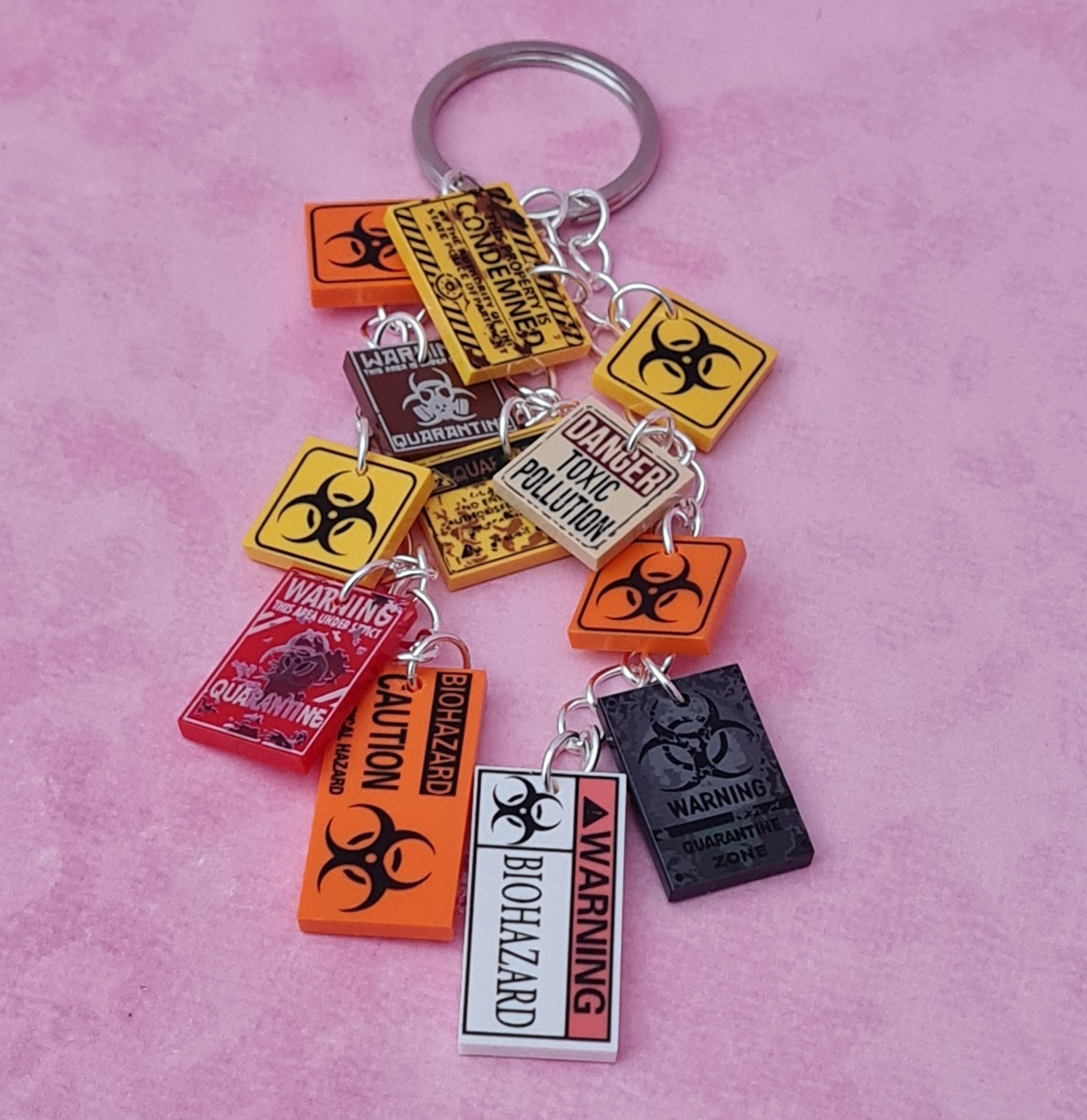 Biohazard Charm Keychain - Image 7