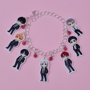 Dark Moon Chibi Charm Bracelet