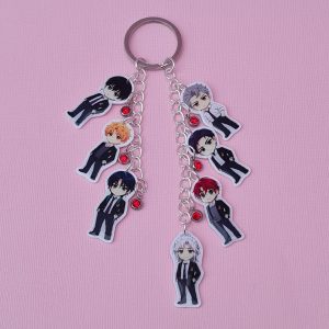 Dark Moon Chibi Charm Keychain