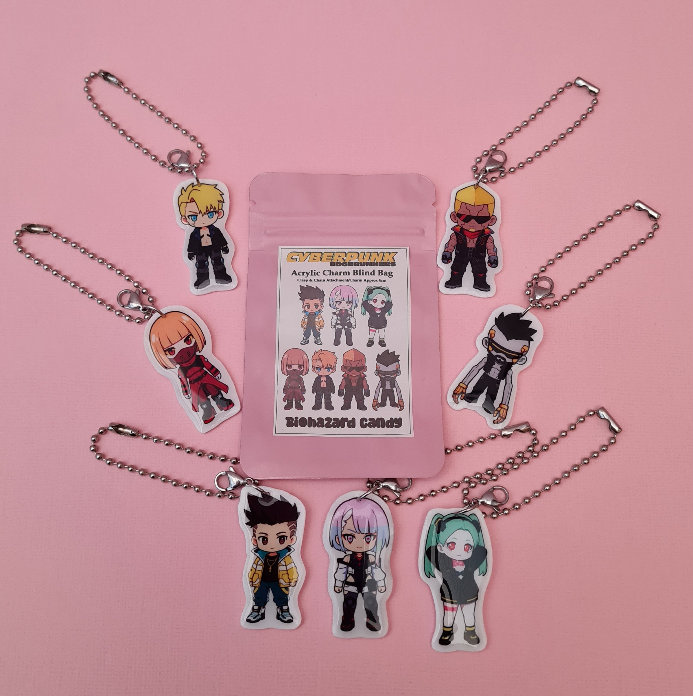 Cyberpunk Edgerunners Chibi Charm Blind Bag